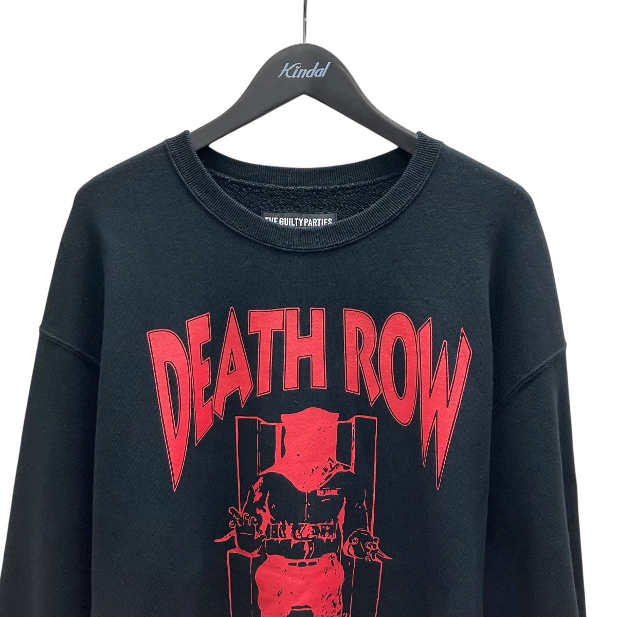 GARMENT DYED SWEAT SHIRTプリントスウェット