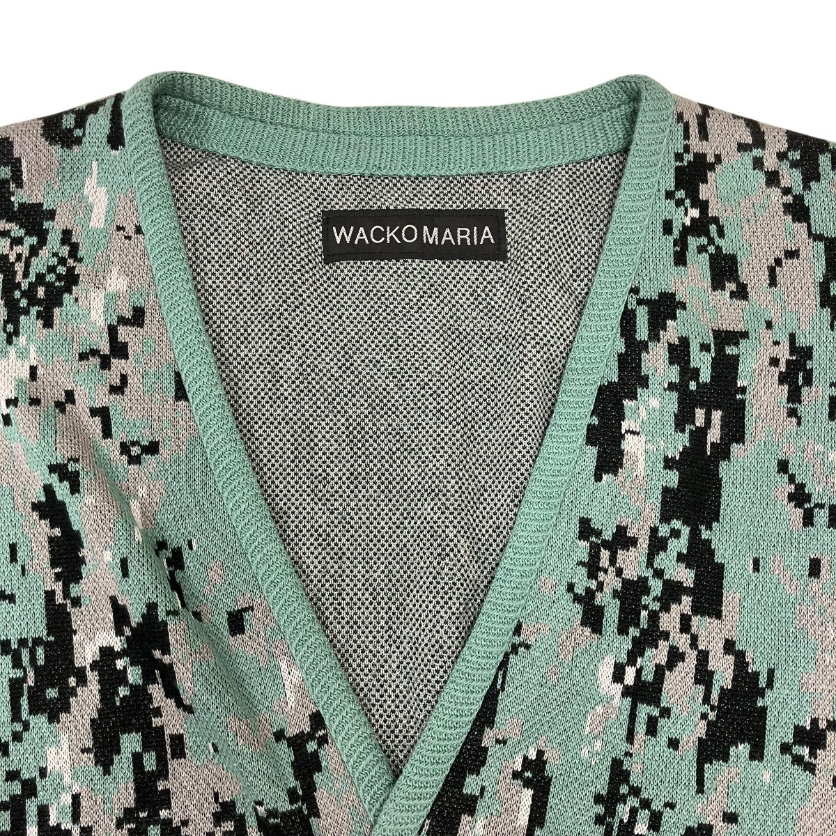 WACKO MARIA(ワコマリア) 26SSDIGITALCAMO JACQUARD CARDIGANデジカモ