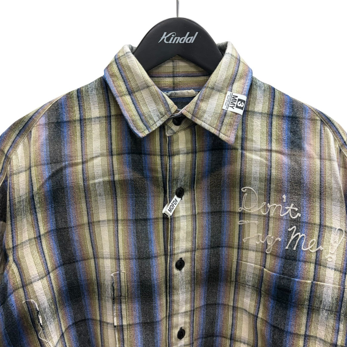 Maison MIHARA YASUHIRO 26SS VINTAGE LIKE CHECK L S SHIRTS チェックシャツ 古着・中古-2枚目のアイテム画像