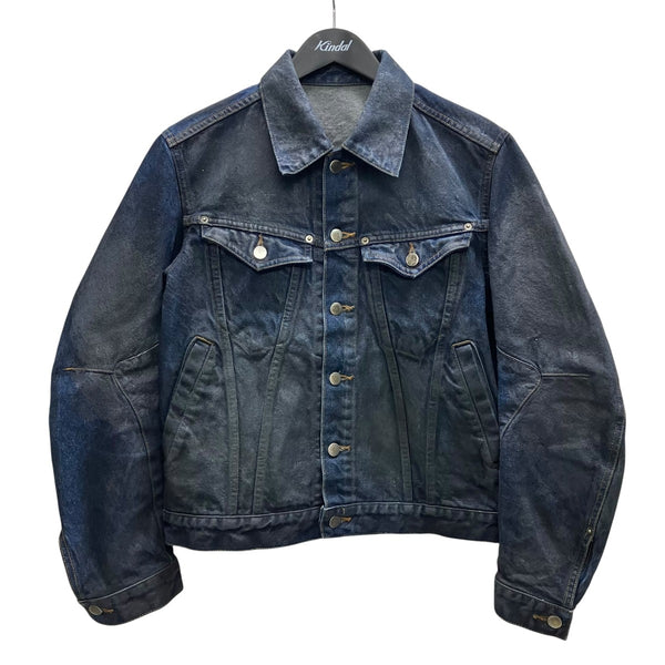 NVRFRGT(ネバーフォーゲット) 3D TRUCKER JACKET コーティングデニム
