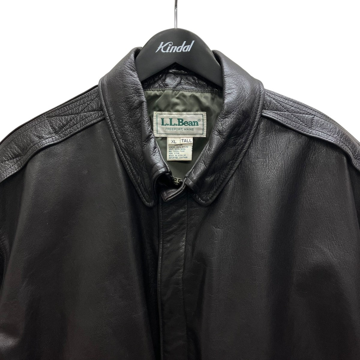 L．L．Bean 80sレザージャケット 古着・中古-2枚目のアイテム画像