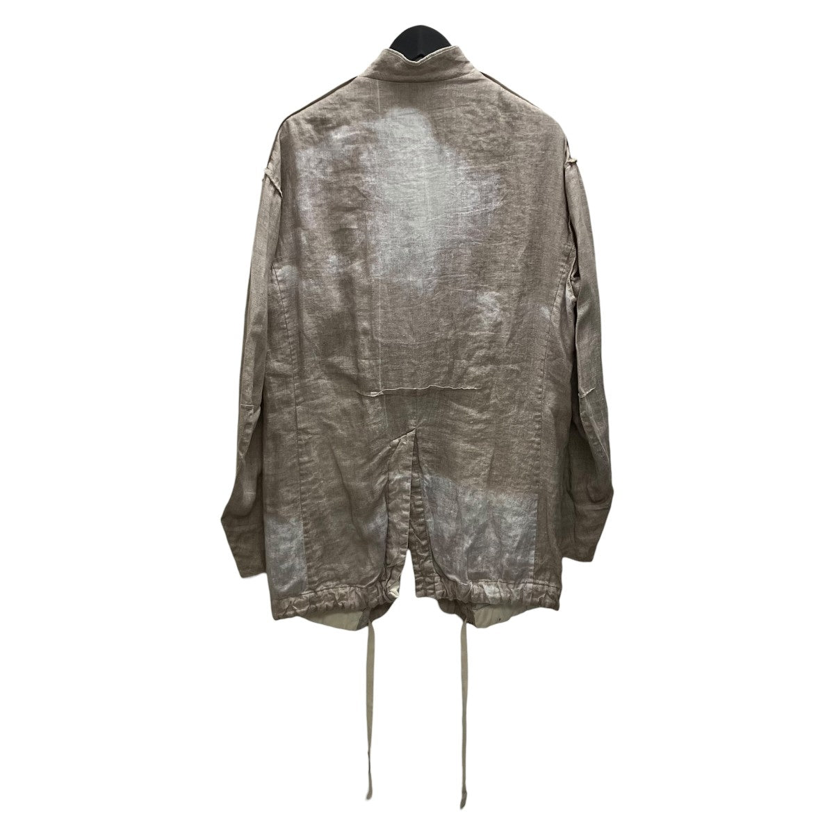 UNDERCOVER 25SS リネン総柄ジャケット 古着・中古-3枚目のアイテム画像