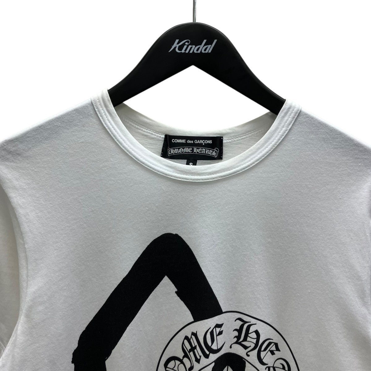 CHROME HEARTS×COMME des GARCONS プリントTシャツ 古着・中古-2枚目のアイテム画像