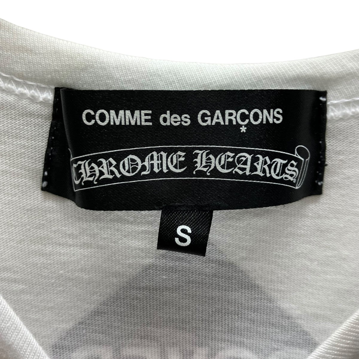 CHROME HEARTS×COMME des GARCONS プリントTシャツ 古着・中古-6枚目のアイテム画像