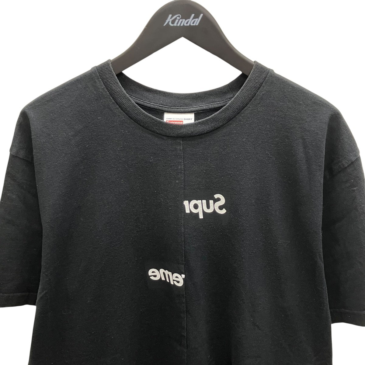 Supreme×COMME des GARCONS SHIRT 再構築プリントTシャツ 古着・中古-2枚目のアイテム画像
