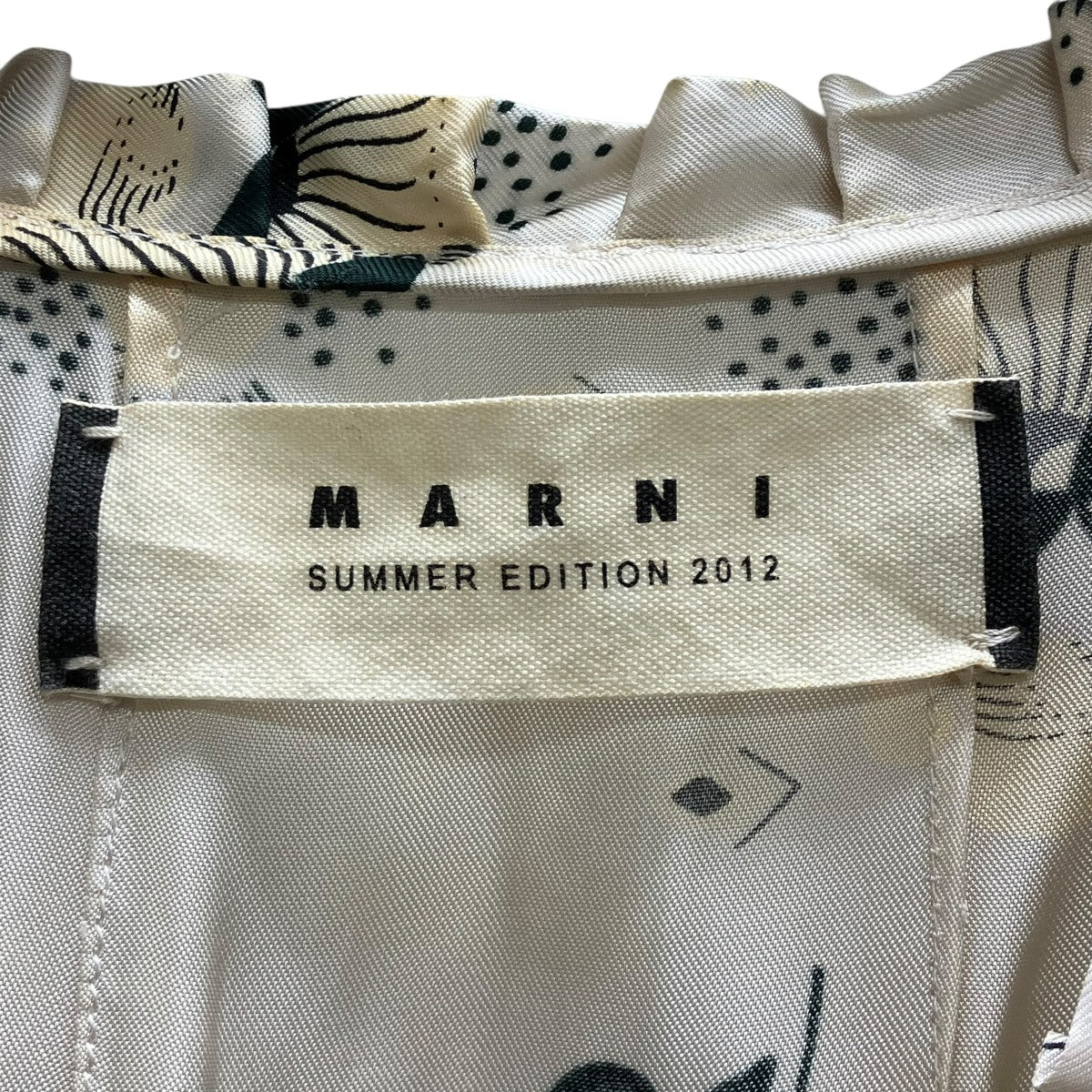 MARNI 総柄ワンピース 古着・中古-5枚目のアイテム画像
