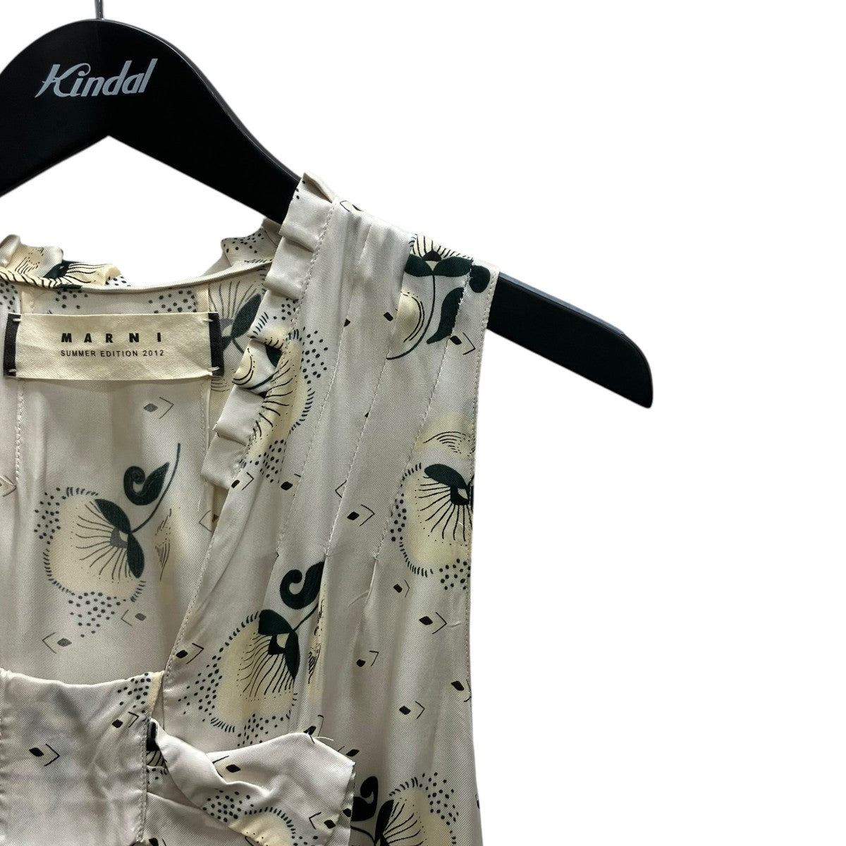 MARNI 総柄ワンピース 古着・中古-6枚目のアイテム画像