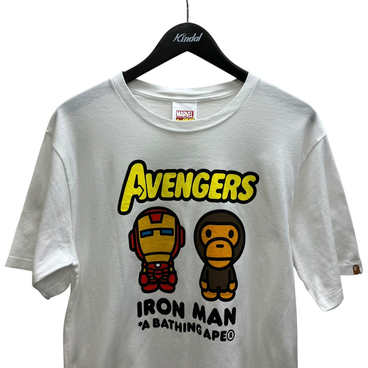 A BATHING APE×MARVEL プリントTシャツ 古着・中古-3枚目のアイテム画像