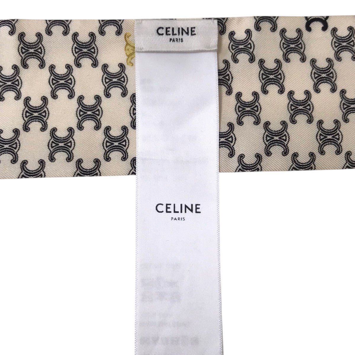 CELINE ラヴァリエール シルクツイルロゴネクタイ 古着・中古-4枚目のアイテム画像