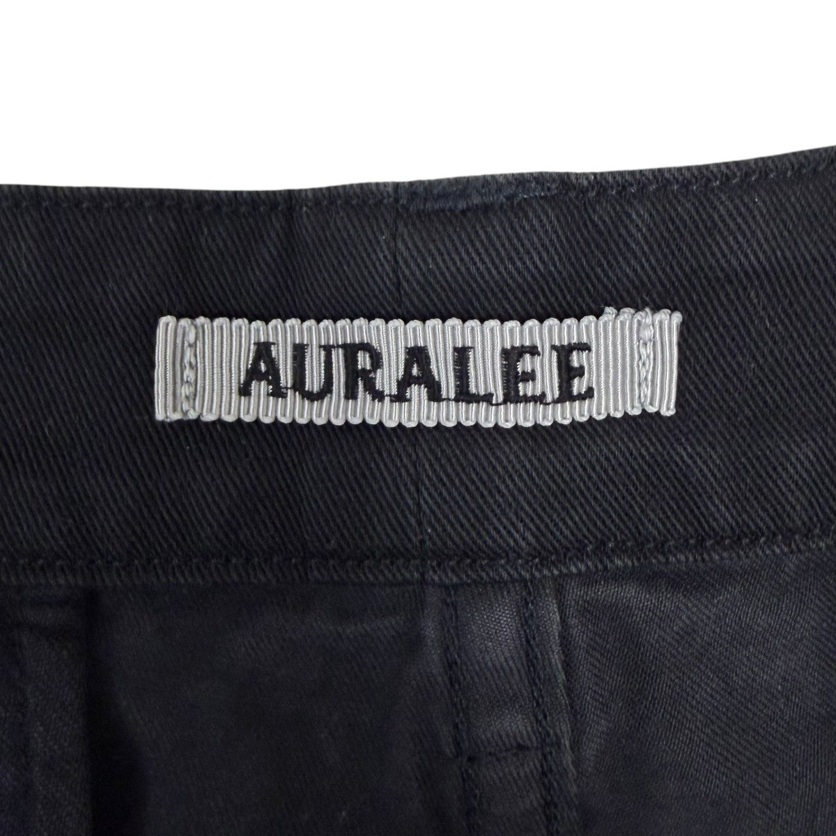 AURALEE 26SS GARMENT-DYED FINX LIGHT CHINO ONE-TUCK WIDE PANTS チノワイドパンツ 古着・中古-6枚目のアイテム画像