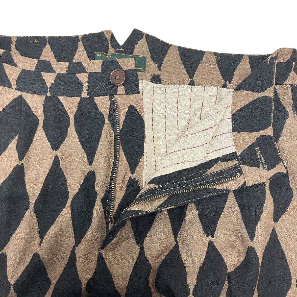 ALEKSANDR MANAMIS BUTTION LEG LOOSE PANTS ワイドパンツ 古着・中古-5枚目のアイテム画像