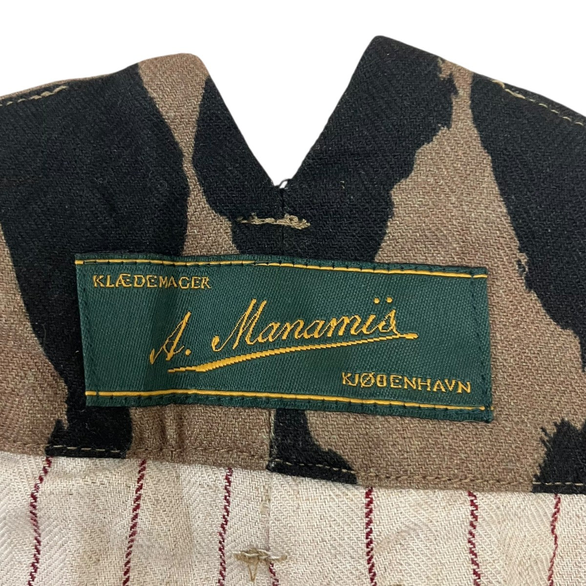 ALEKSANDR MANAMIS BUTTION LEG LOOSE PANTS ワイドパンツ 古着・中古-6枚目のアイテム画像