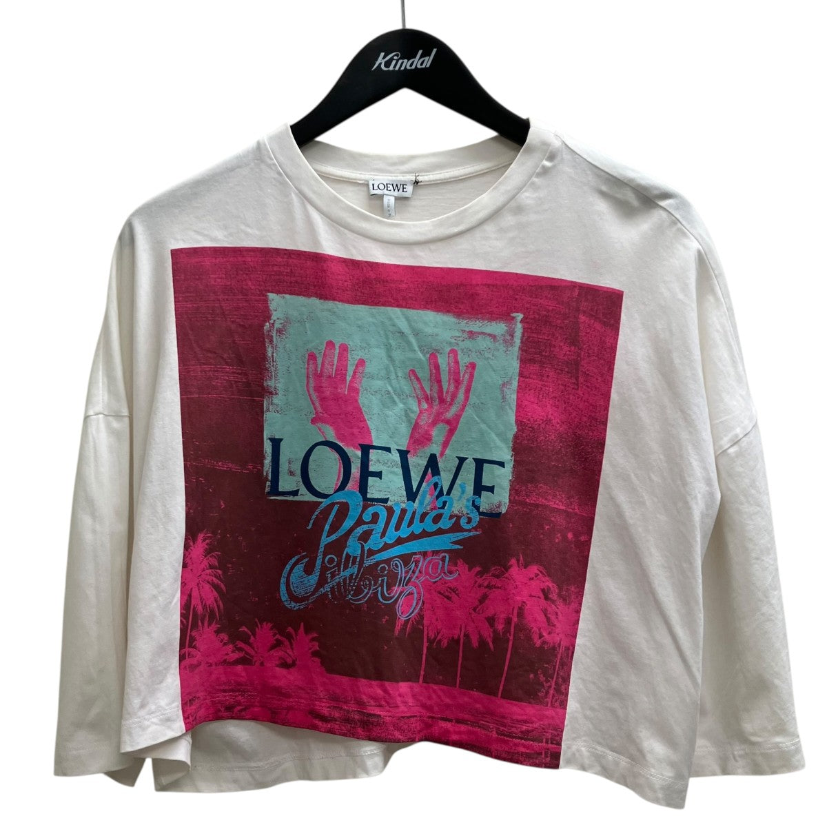 LOEWE×Paula’s Ibiza ショート丈Tシャツ 古着・中古-1枚目のアイテム画像