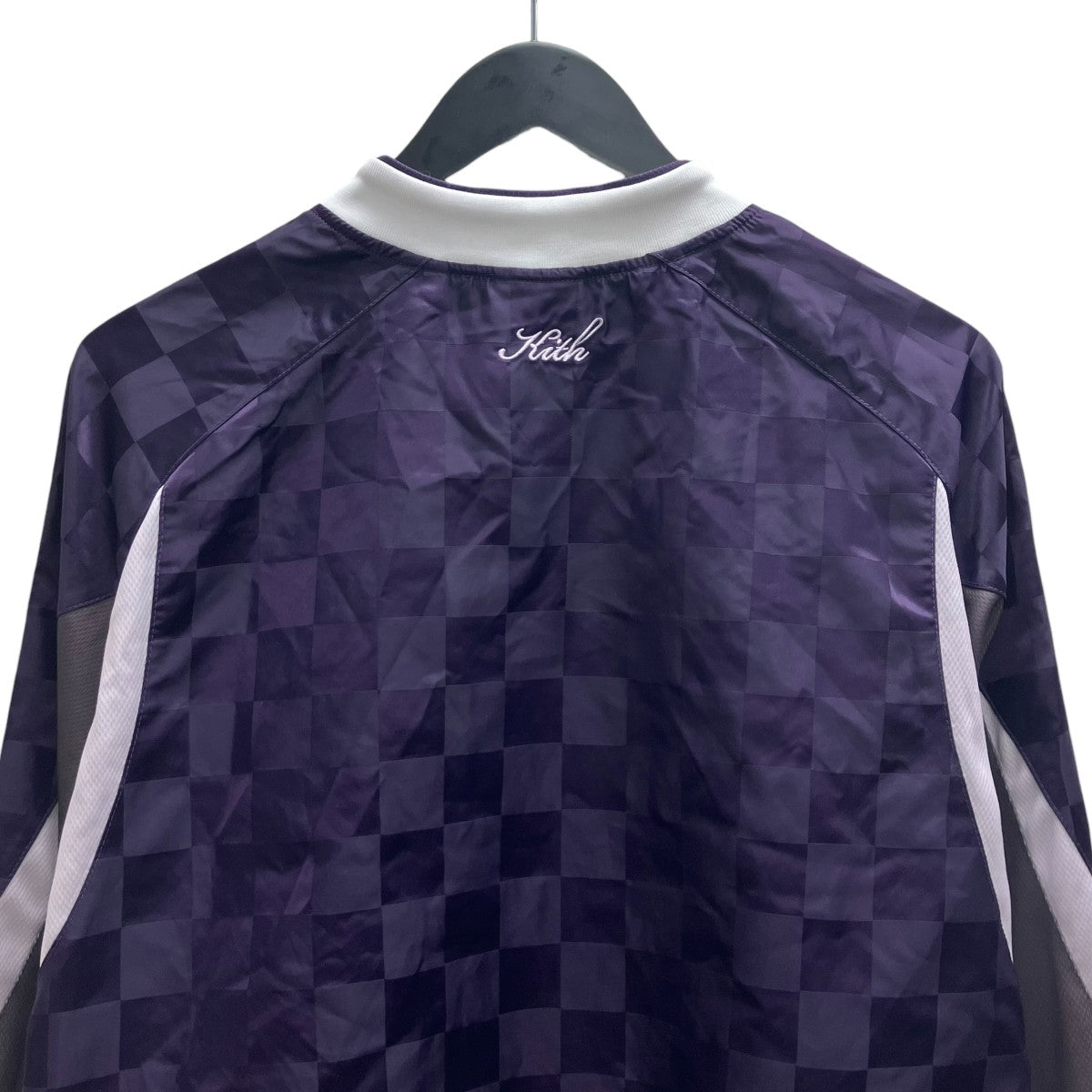 KITH Checkered Satin Dayton Combo Pullover ゲームシャツ 古着・中古-4枚目のアイテム画像