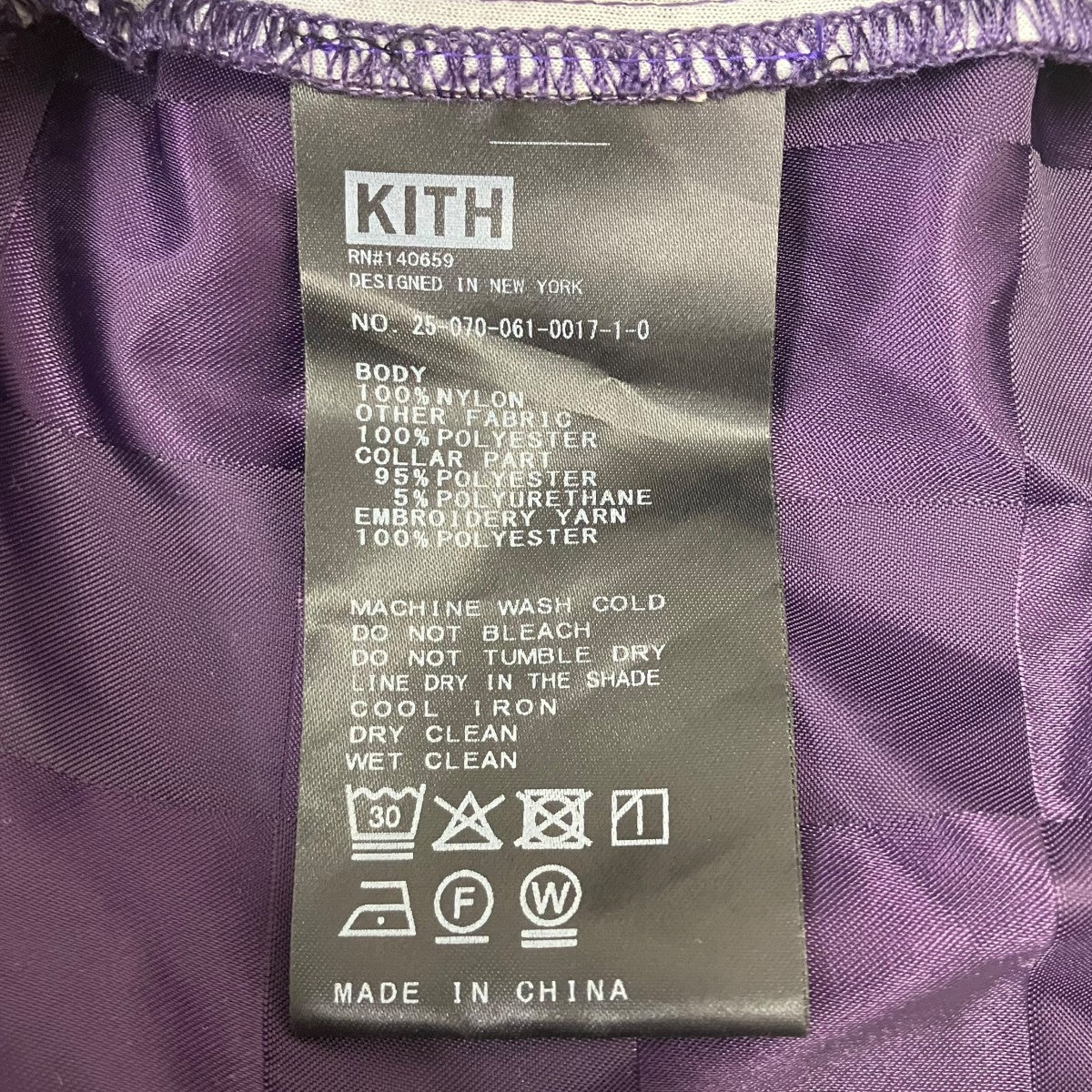 KITH Checkered Satin Dayton Combo Pullover ゲームシャツ 古着・中古-7枚目のアイテム画像