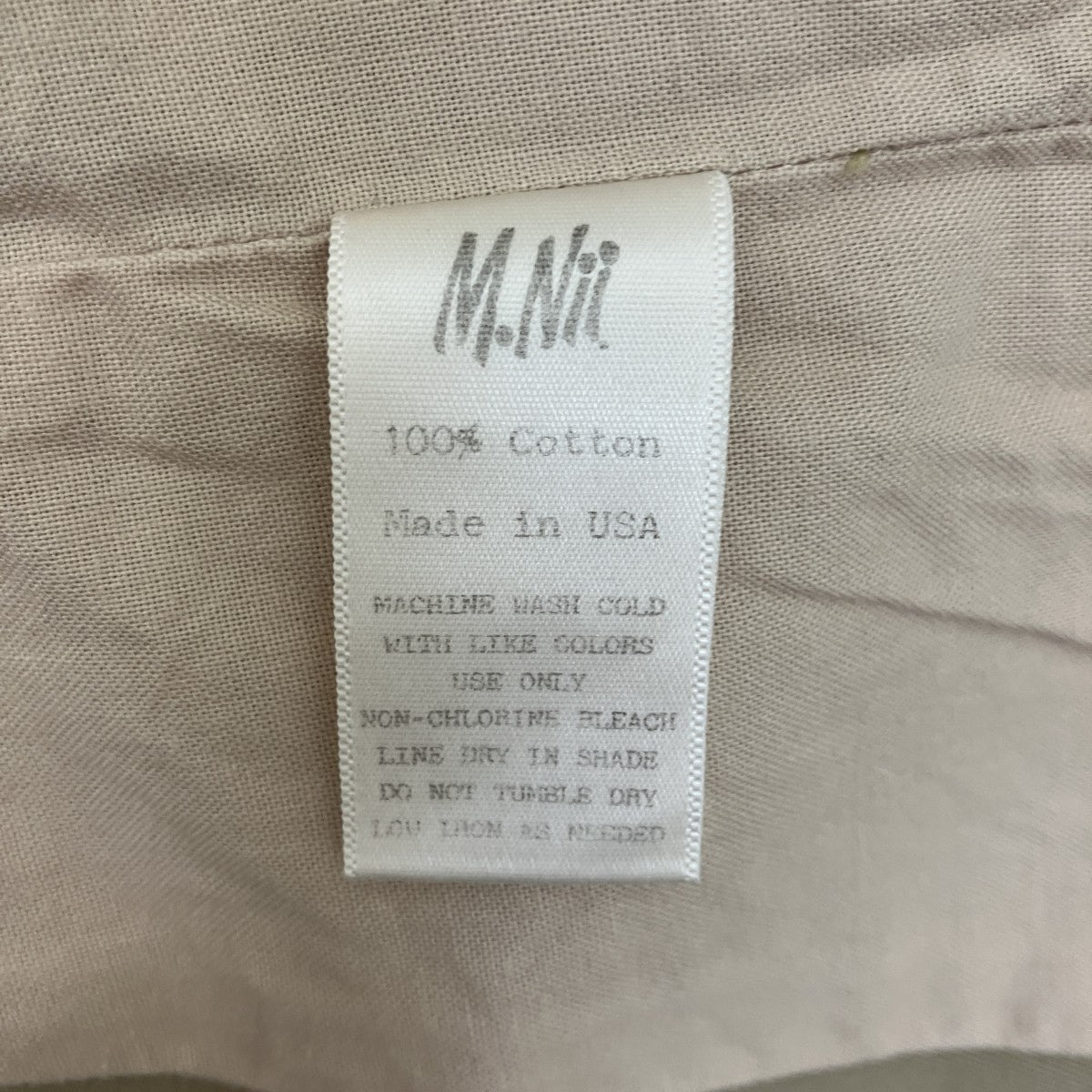 M．Nii ジップブルゾン 古着・中古-7枚目のアイテム画像