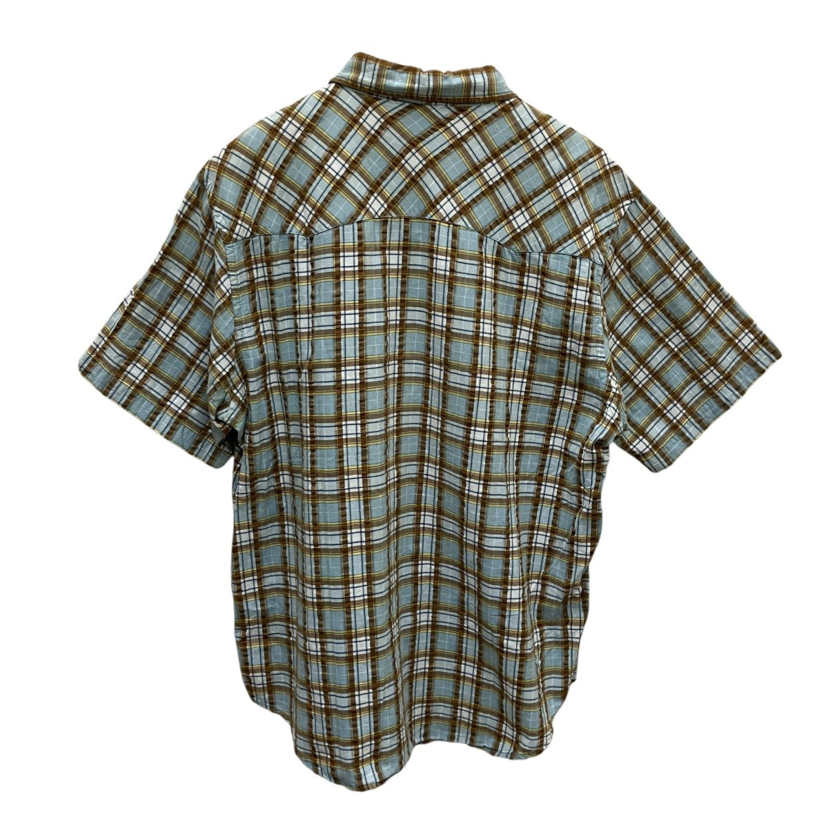 LEVI’S チェックサッカー半袖シャツ 古着・中古-3枚目のアイテム画像
