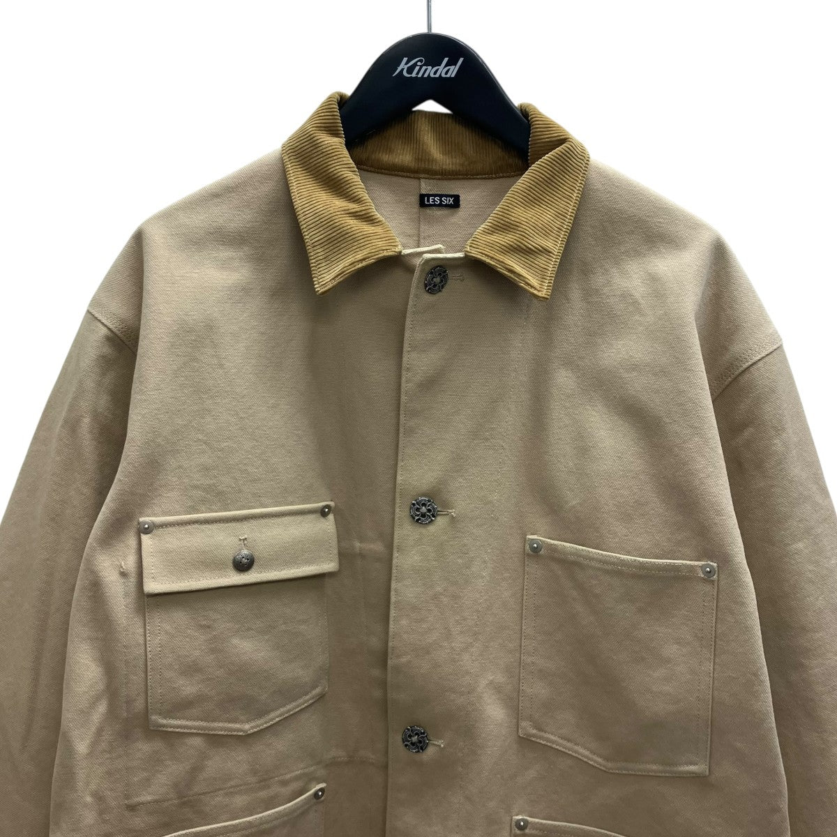 LES SIX カバーオールジャケット 古着・中古-3枚目のアイテム画像