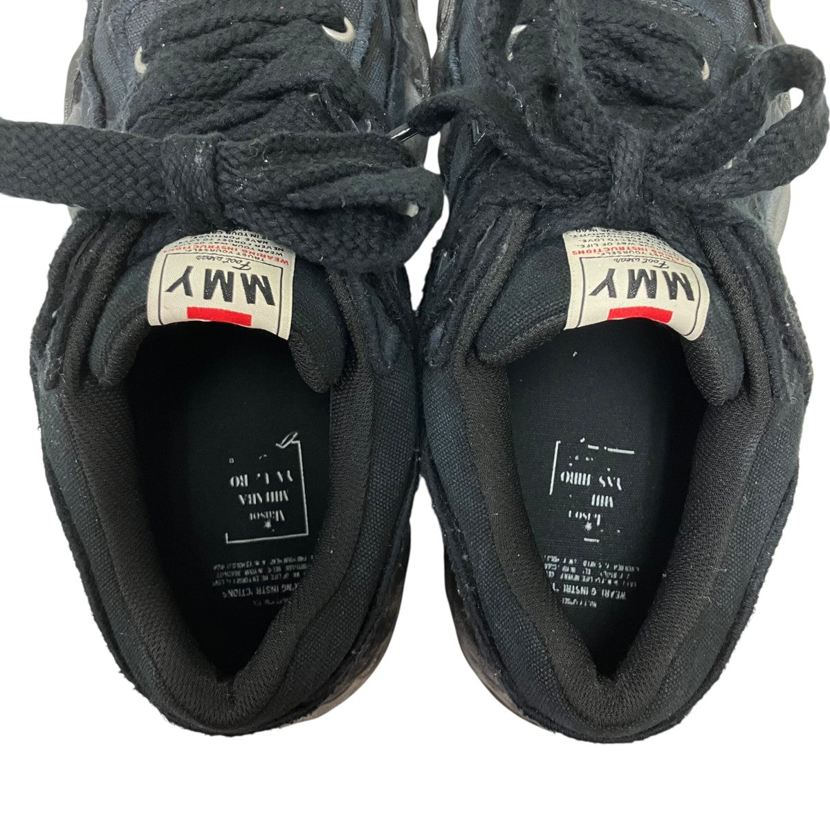 Maison MIHARA YASUHIRO PARKER OG Sole Vintage Effect Embroidered Canvas Low-top Sneaker ローカットスニーカー 古着・中古-6枚目のアイテム画像