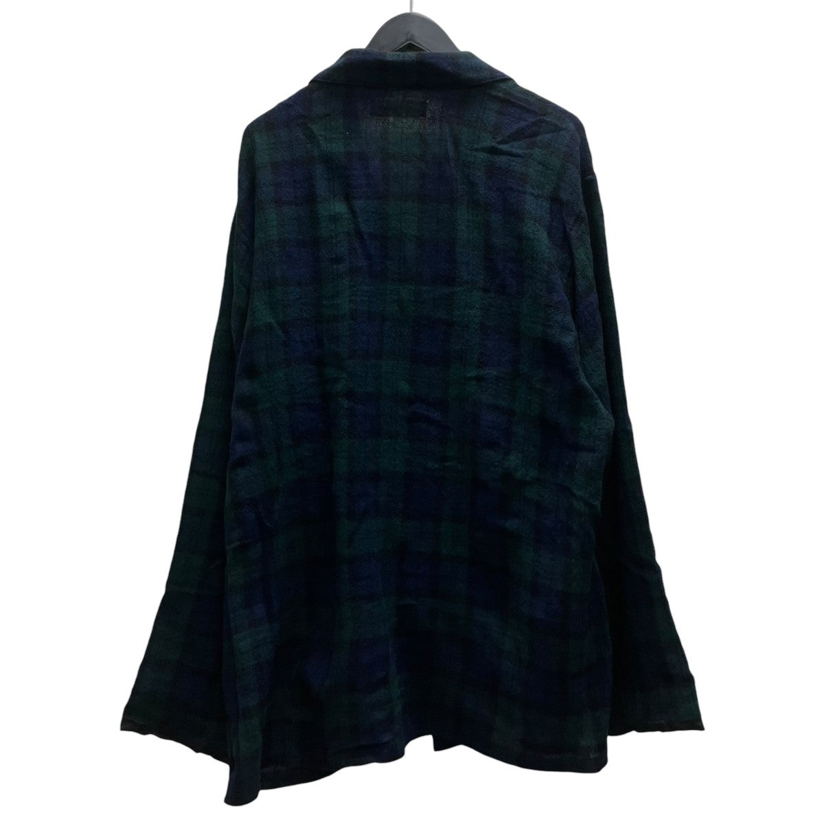 wool coat チェックウールコート