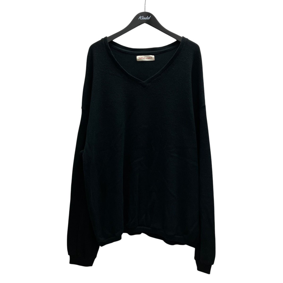 barbell object nep v top ネップカットソー 古着・中古-1枚目のアイテム画像