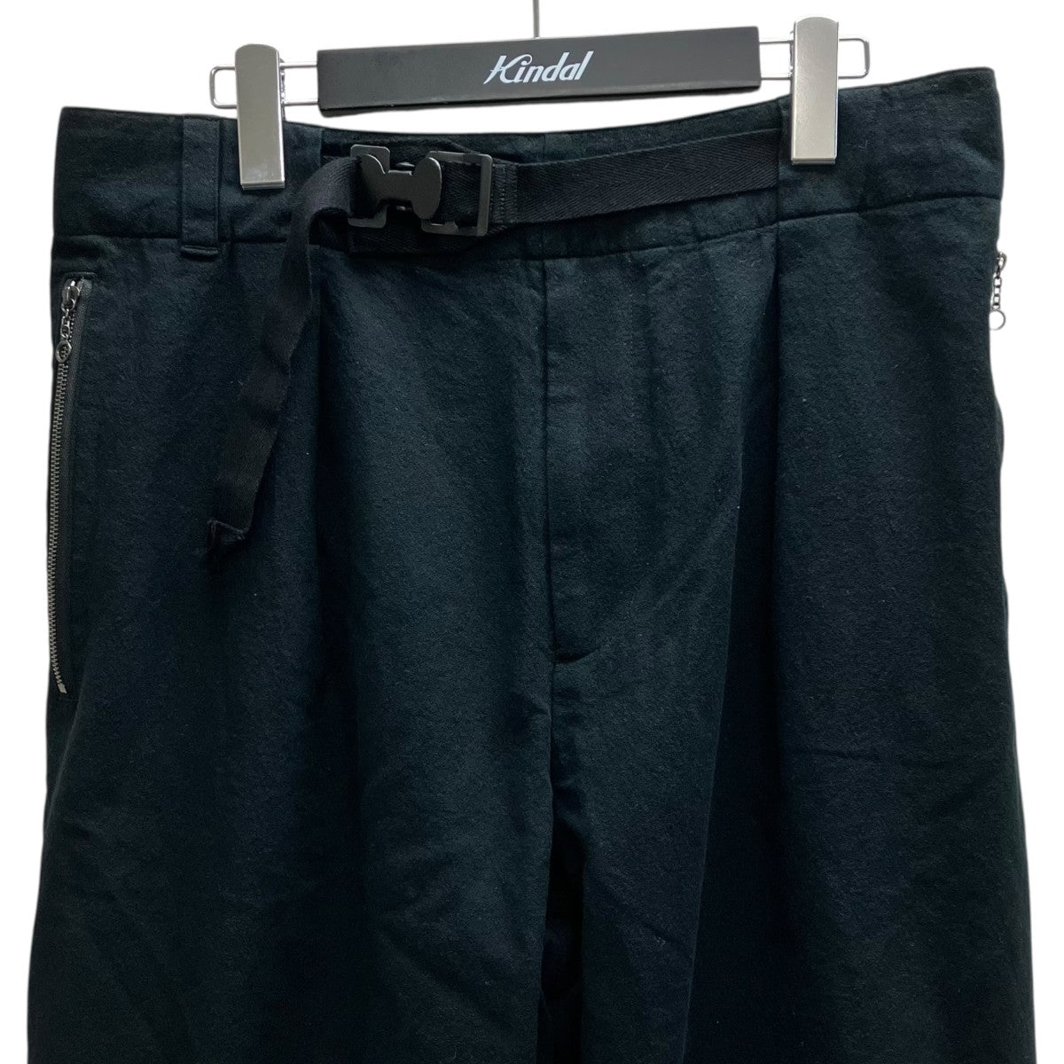 barbell object clip tuck pt クリップタックパンツ 古着・中古-3枚目のアイテム画像