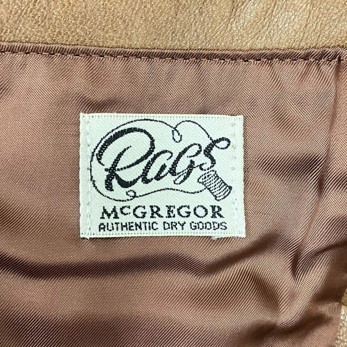 Rags McGREGOR レザージャケット 古着・中古-8枚目のアイテム画像