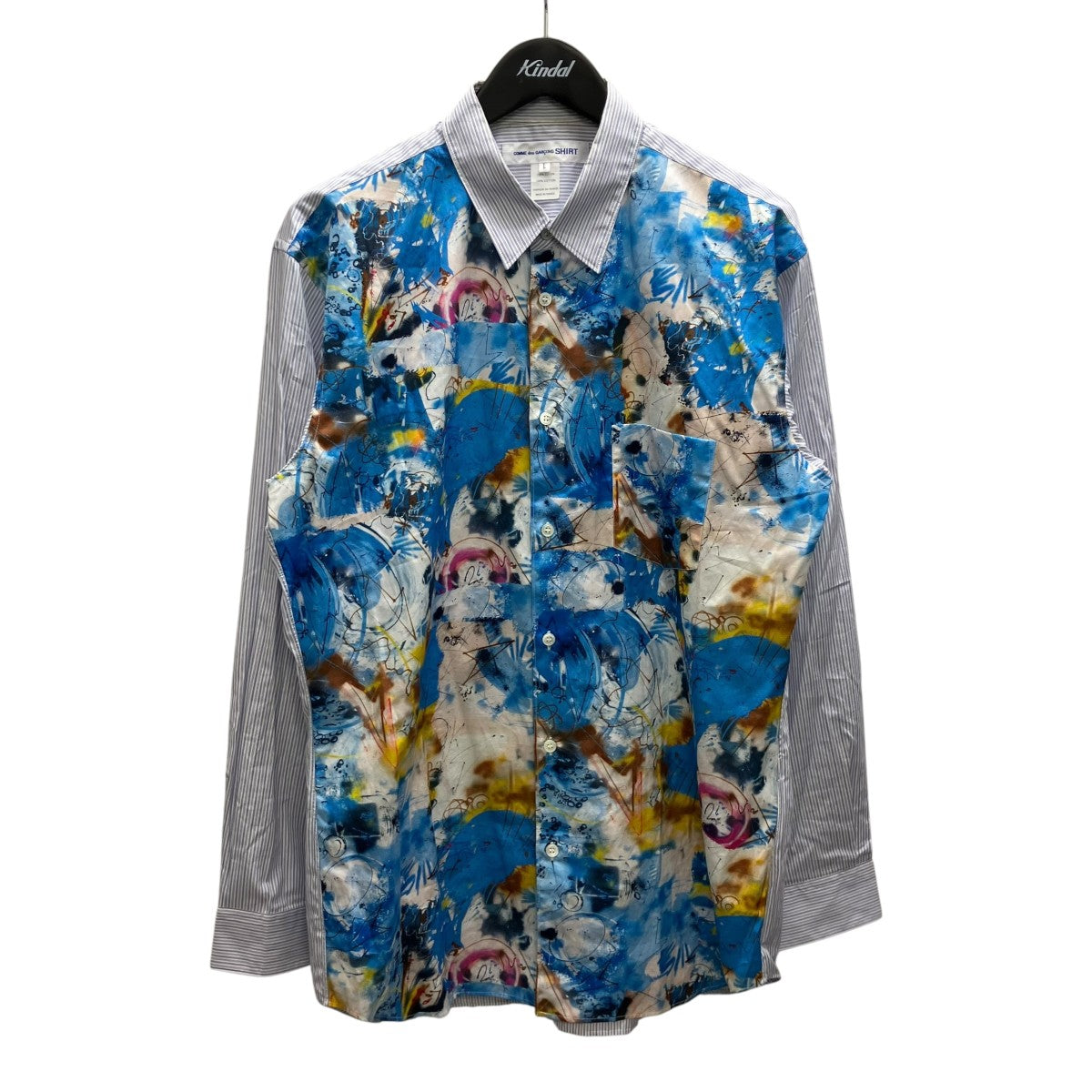 COMME des GARCONS SHIRT 総柄シャツ 古着・中古-1枚目のアイテム画像