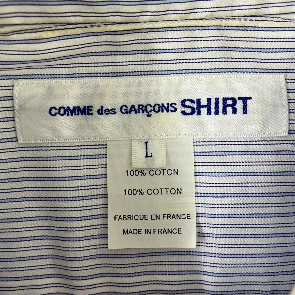 COMME des GARCONS SHIRT 総柄シャツ 古着・中古-6枚目のアイテム画像