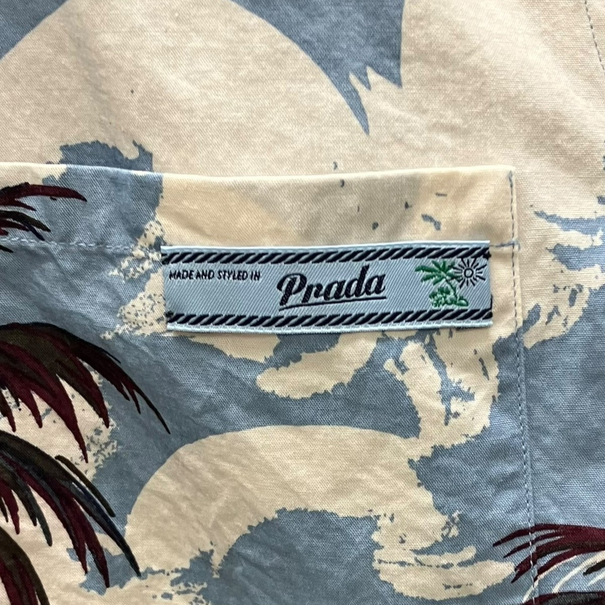 PRADA プリントシャツ 古着・中古-5枚目のアイテム画像