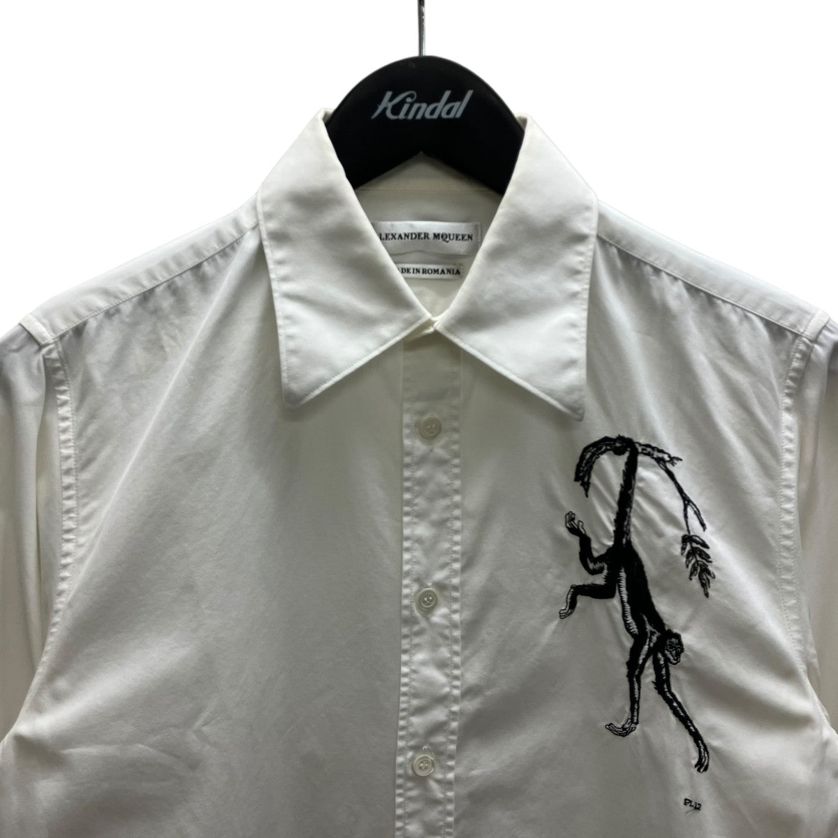 ALEXANDER McQUEEN(アレキサンダーマックイーン) 胸刺繍シャツ