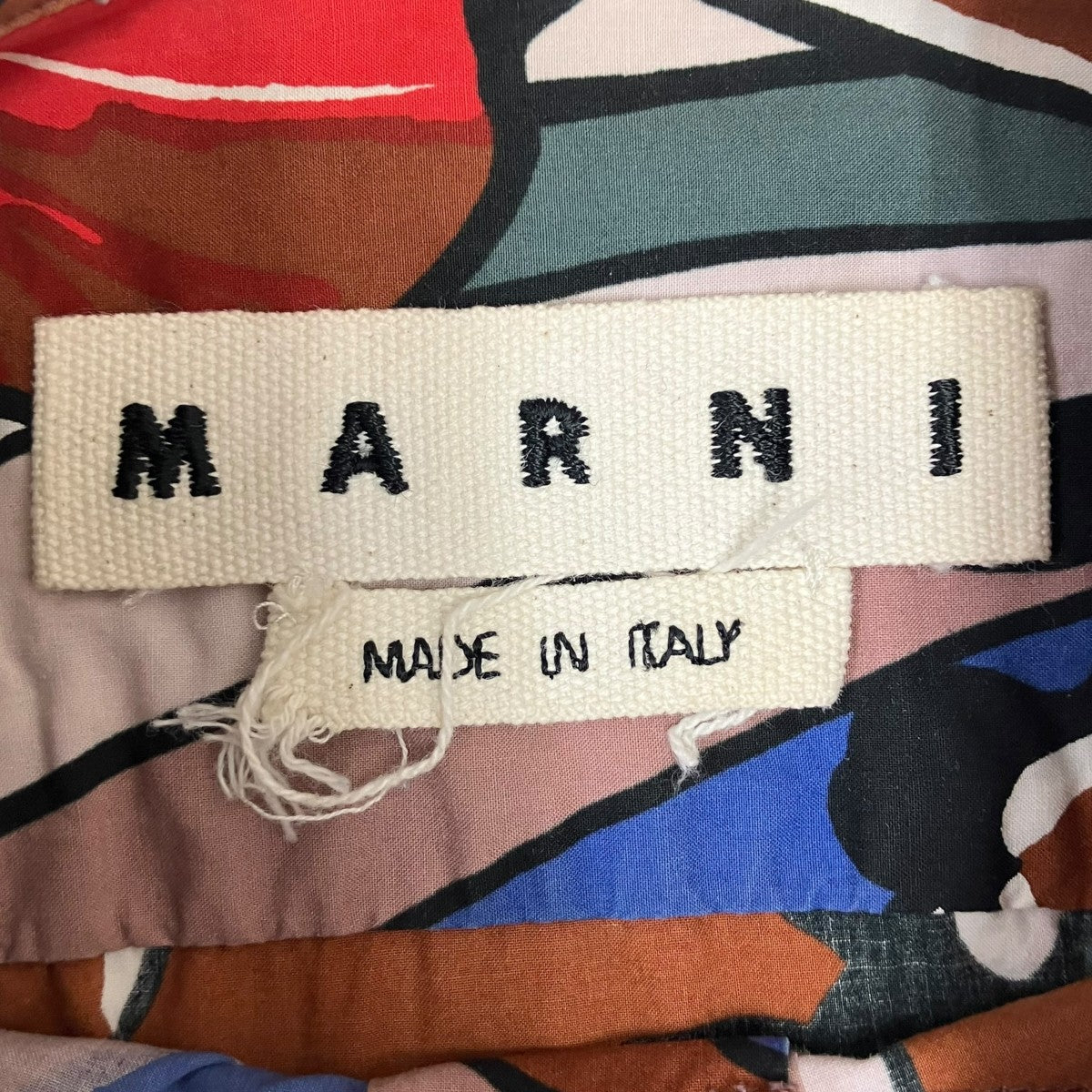 MARNI 総柄シャツ 古着・中古-6枚目のアイテム画像