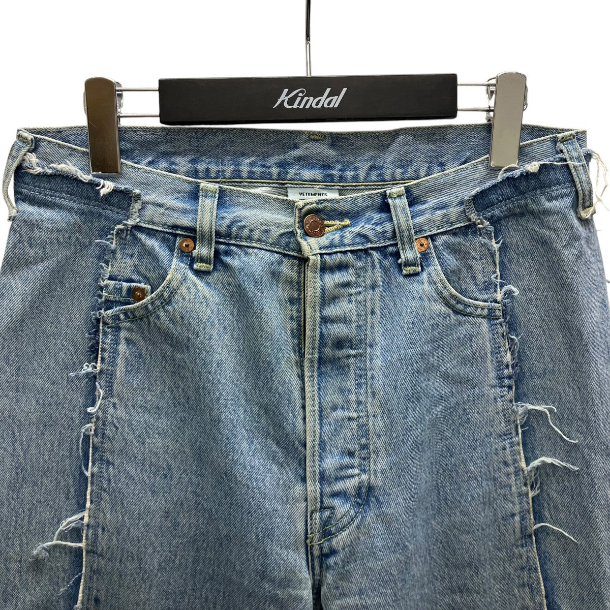 VETEMENTS×LEVI’S 再構築デニムパンツ 古着・中古-2枚目のアイテム画像