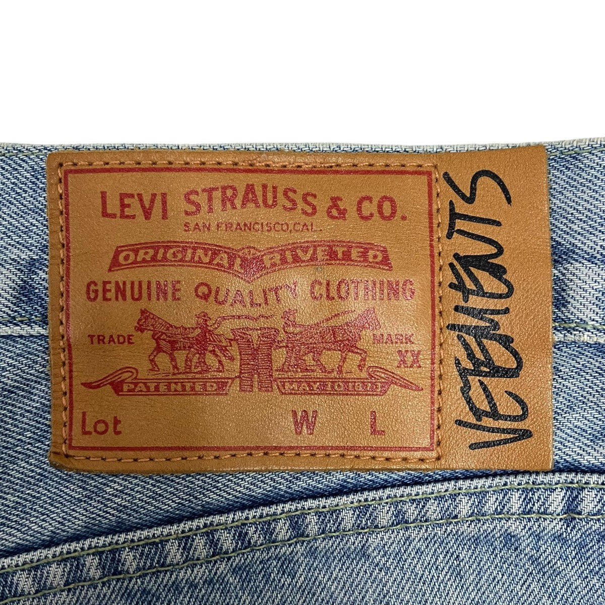 VETEMENTS×LEVI’S 再構築デニムパンツ 古着・中古-9枚目のアイテム画像
