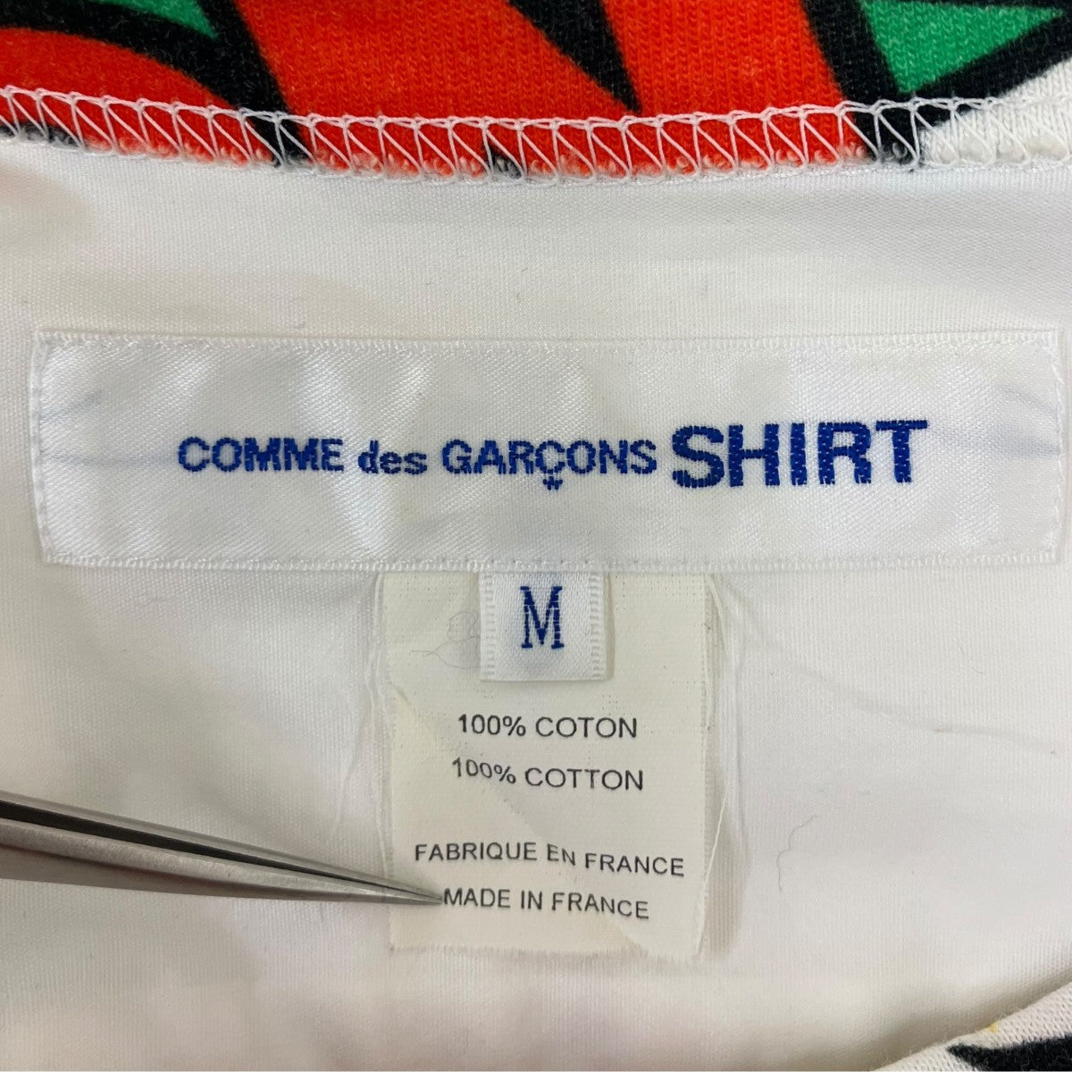 COMME des GARCONS SHIRT 総柄シャツ 古着・中古-5枚目のアイテム画像