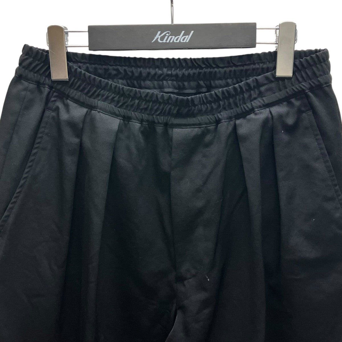 Graphpaper Scale Off Gabardine Two Tuck Wide Trousers タックワイドパンツ 古着・中古-2枚目のアイテム画像