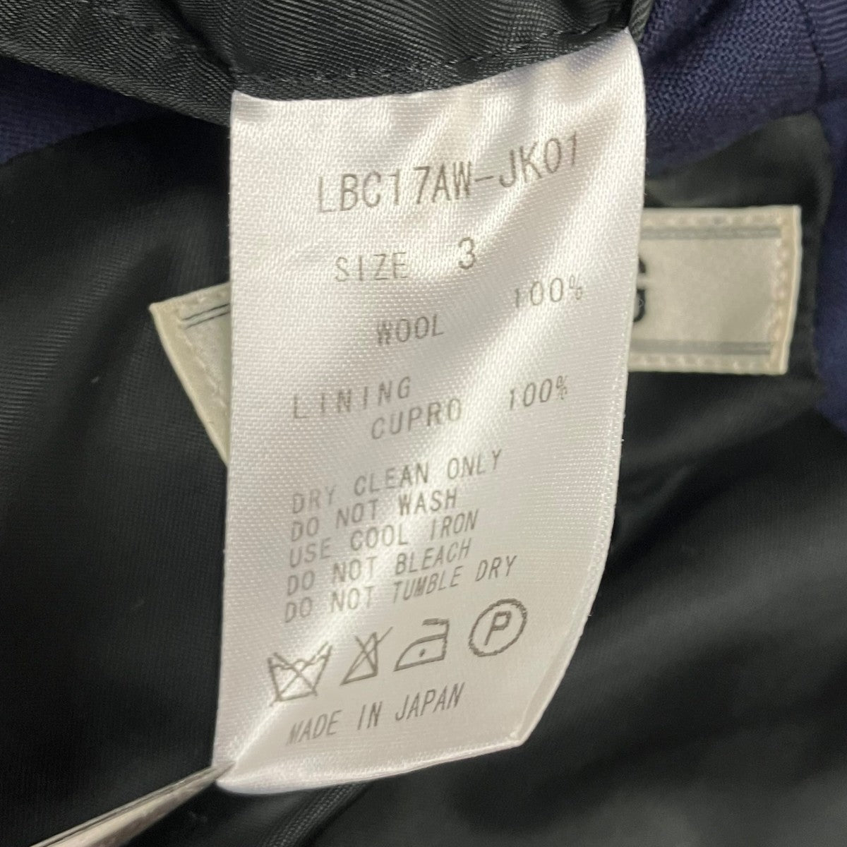 LITTLEBIG(リトルビッグ) セットアップスーツ LBC17AW-JK01 ネイビー