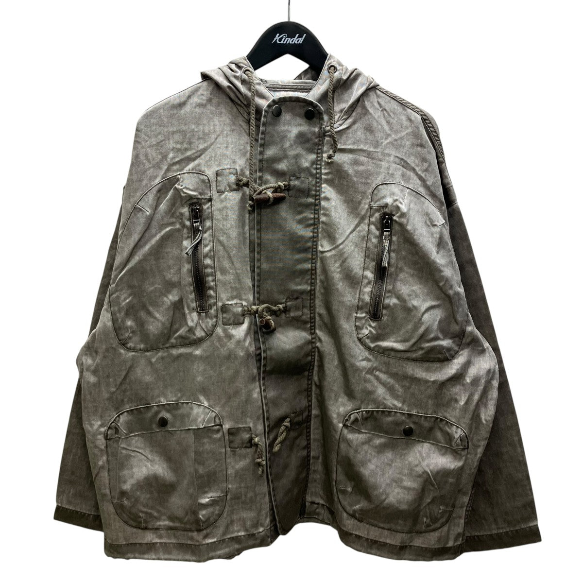 BRAIN DEAD WASHED RIPSTOP TOGLE JACKET トグルボタンジャケット 古着・中古-1枚目のアイテム画像