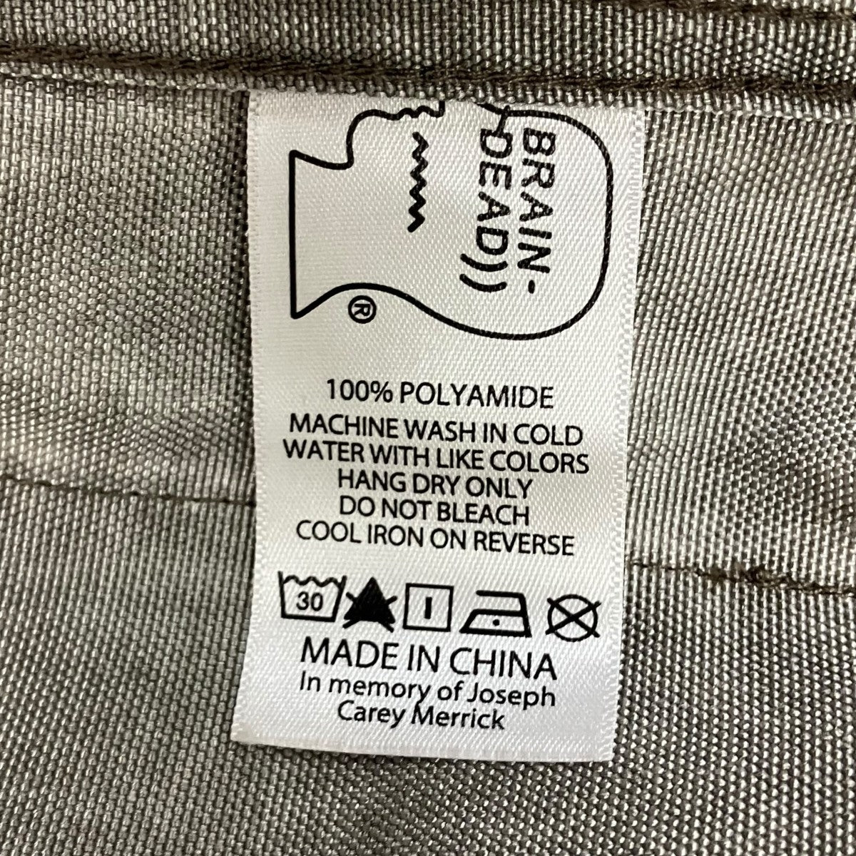 BRAIN DEAD WASHED RIPSTOP TOGLE JACKET トグルボタンジャケット 古着・中古-7枚目のアイテム画像
