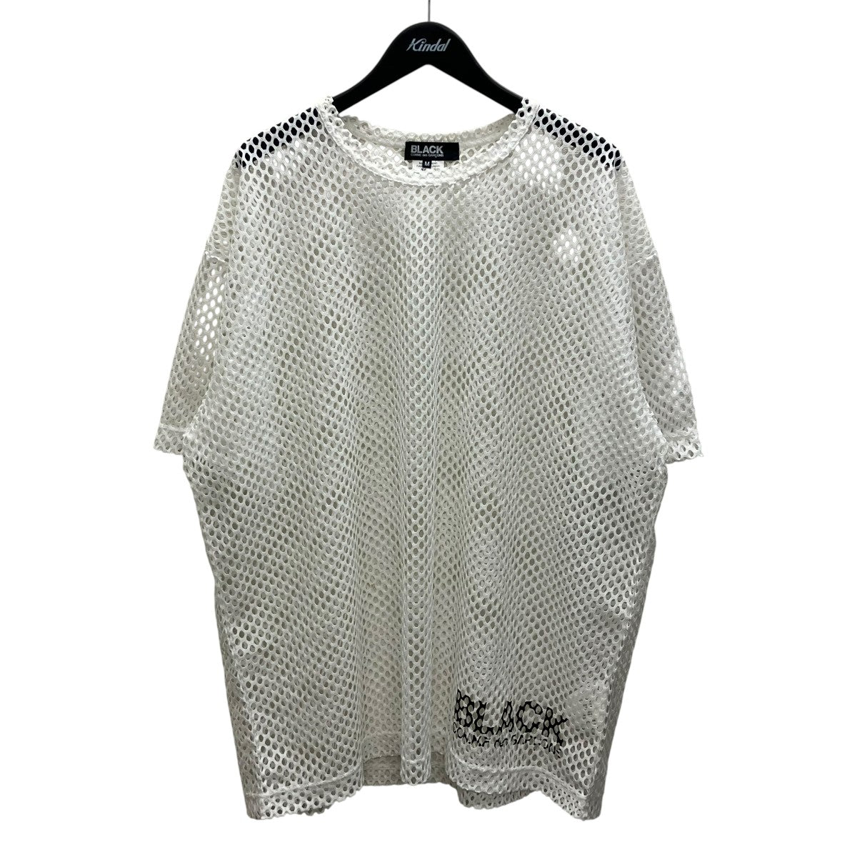 BLACK COMME des GARCONS メッシュカットソー 古着・中古-1枚目のアイテム画像