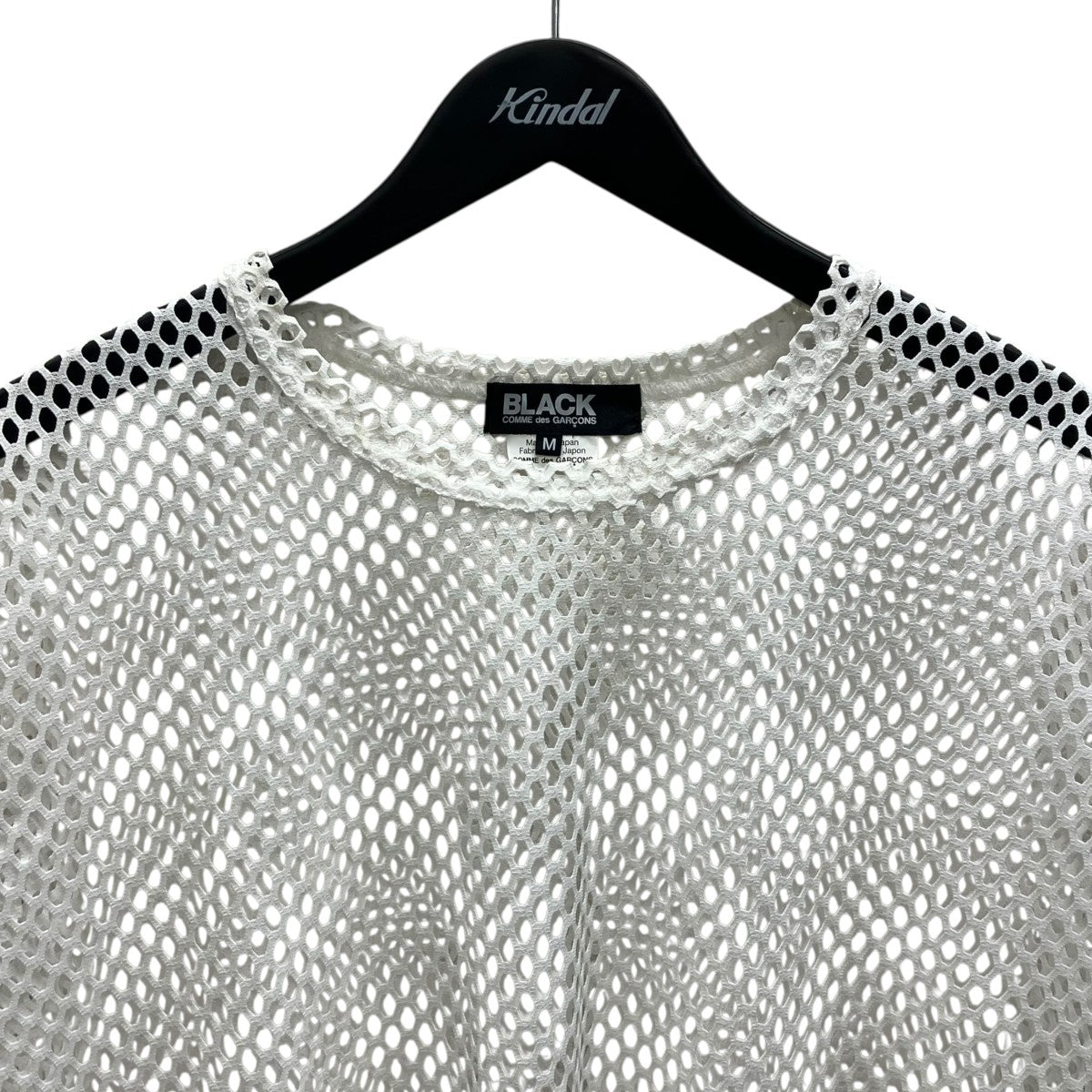 BLACK COMME des GARCONS メッシュカットソー 古着・中古-2枚目のアイテム画像