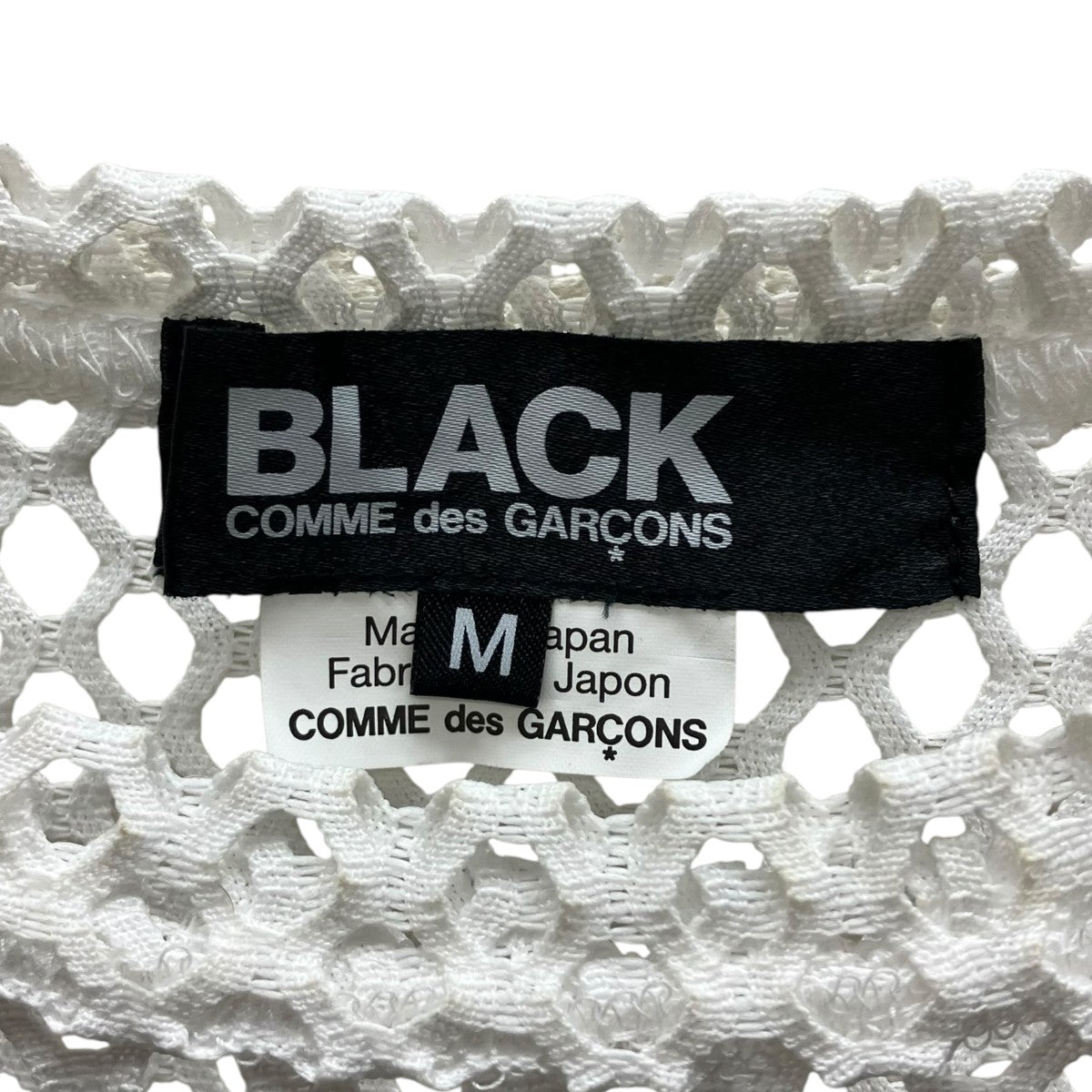 BLACK COMME des GARCONS メッシュカットソー 古着・中古-5枚目のアイテム画像