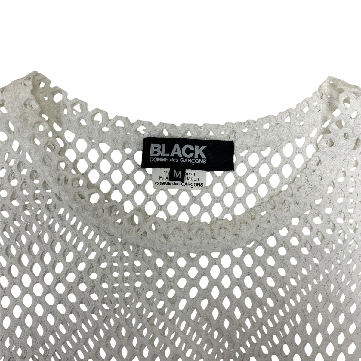 BLACK COMME des GARCONS メッシュカットソー 古着・中古-7枚目のアイテム画像
