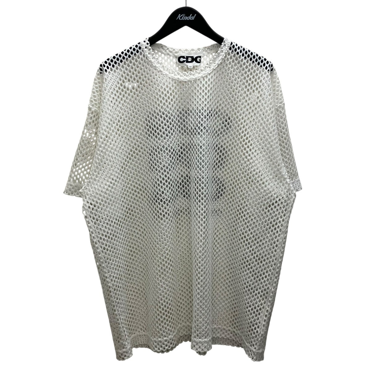 CDG OVERSIZED MESH T-SHIRT メッシュカットソー 古着・中古-1枚目のアイテム画像