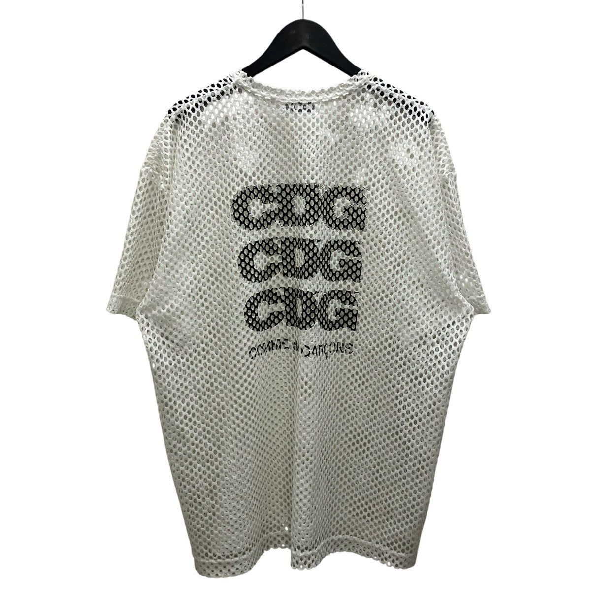 CDG OVERSIZED MESH T-SHIRT メッシュカットソー 古着・中古-3枚目のアイテム画像