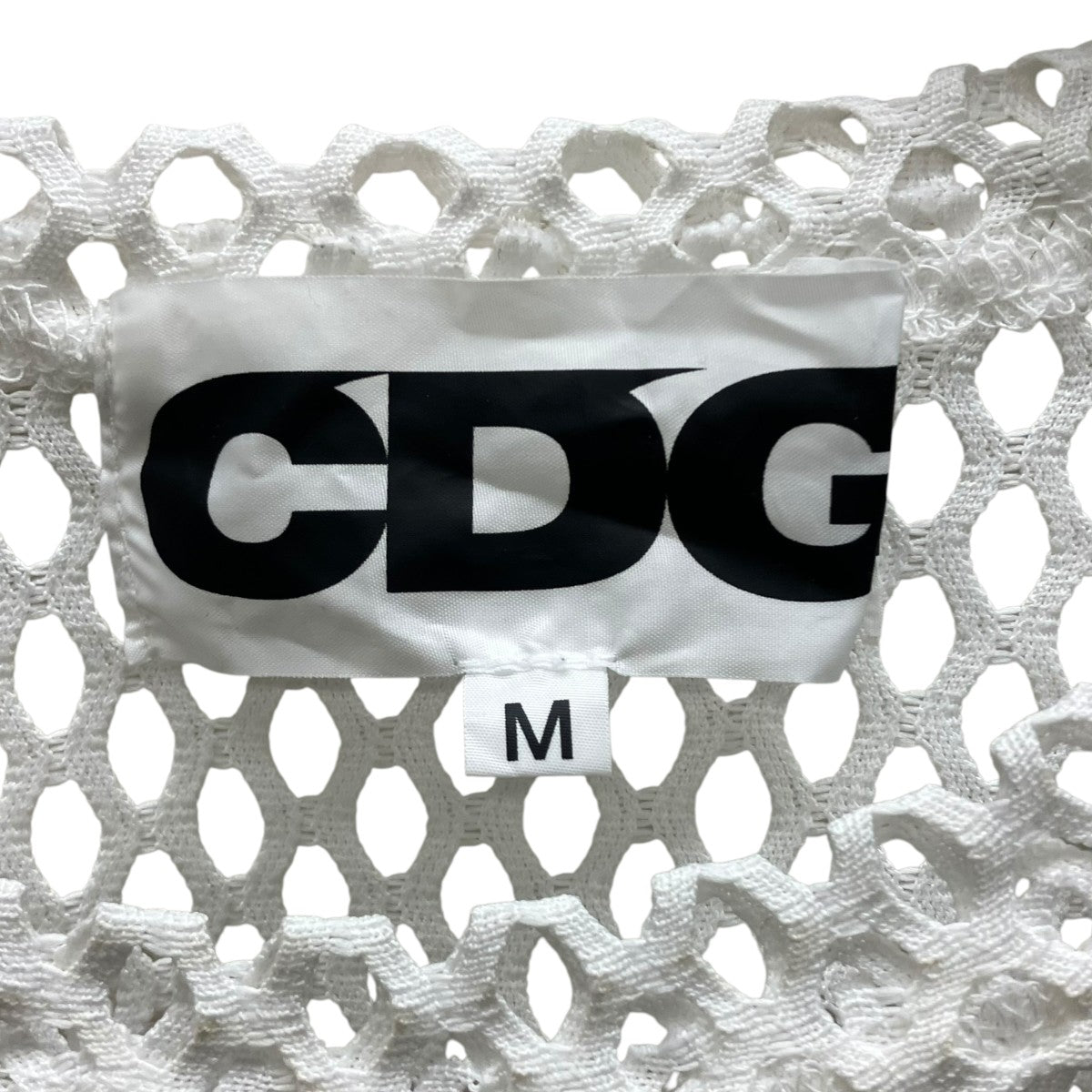CDG OVERSIZED MESH T-SHIRT メッシュカットソー 古着・中古-4枚目のアイテム画像