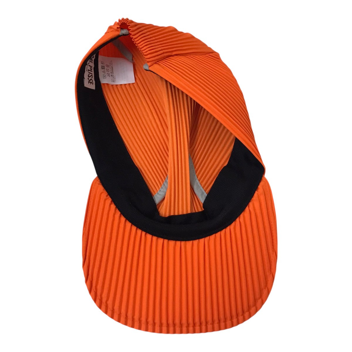 ISSEY MIYAKE 帽子　スチームストレッチ イッセイミヤケISSEY MIYAKE ウェービープリーツフレアカーディガン 紺