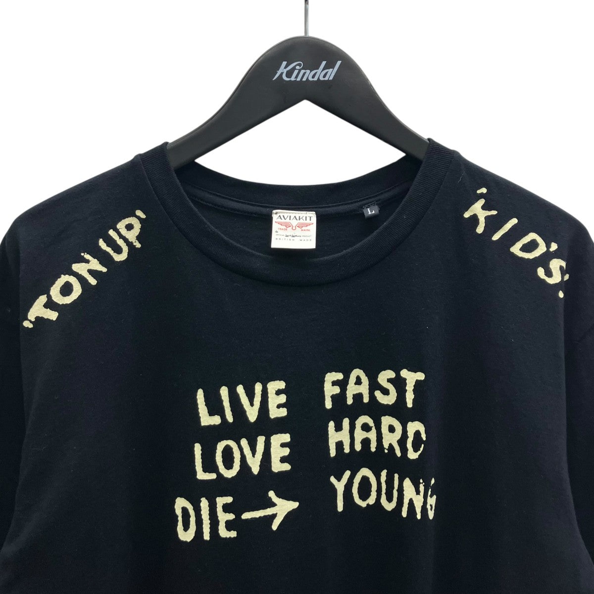 Lewis Leathers プリントTシャツ 古着・中古-2枚目のアイテム画像