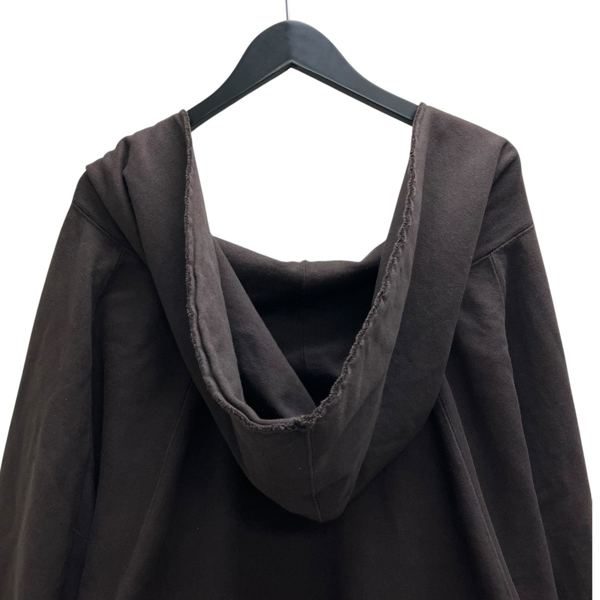 ANCELLM 25AW SWEAT HOODIE COAT BROWN ジップパーカー 古着・中古-4枚目のアイテム画像