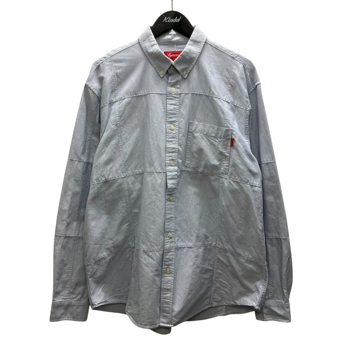 Supreme(シュプリーム) Patchwork Oxford Shirt長袖シャツ ブルー